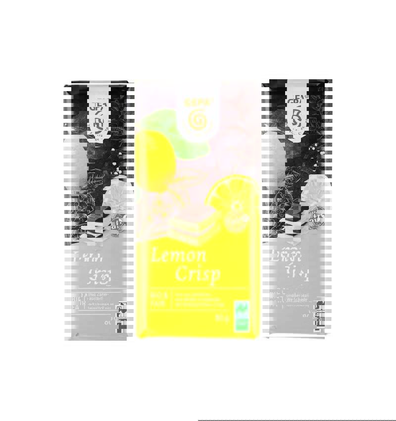 Ciocolata Alba si Neagra cu Lamaie Crocanta Eco si Fairtrade 80 grame Gepa