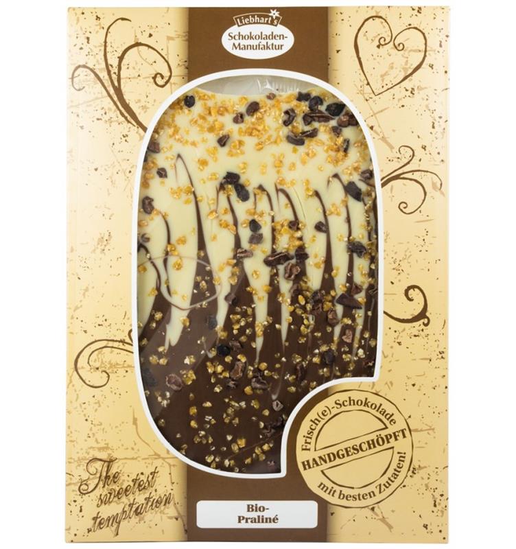 Ciocolata Artizanala cu Praline Fara Gluten Bio 150gr Liebhart's