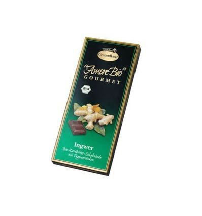 Ciocolata Bio Amaruie cu Ghimbir 55% Cacao Liebhart's 100gr