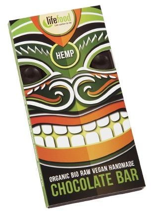 Ciocolata cu Seminte de Canepa Raw Bio Lifefood 70gr
