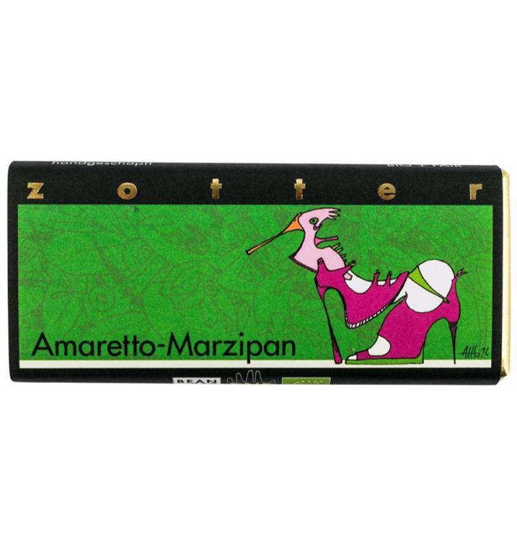 Ciocolata Facuta Manual Bio Amaretto Martipan 70gr Zotter