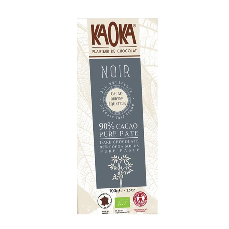 Ciocolata Neagra 90% Ecuador Bio 100gr Kaoka