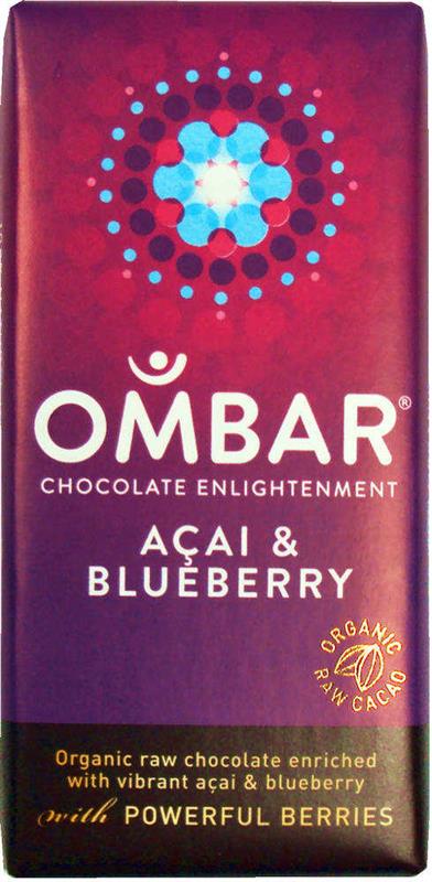 Ciocolata Raw Acai si Afine Ombar 35gr