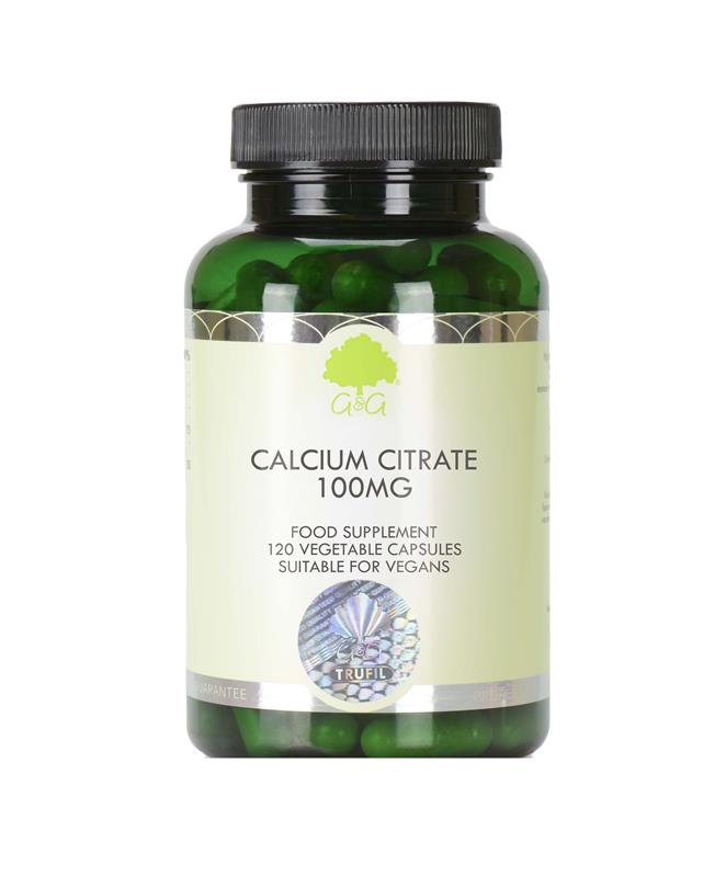 Citrat de Calciu 100mg 120cps G&G