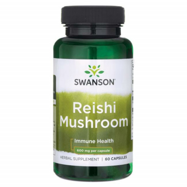 Ciuperca Reishi 600 miligrame 60 capsule Swanson