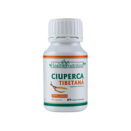 Ciuperca Tibetana 180cps Health Nutrition