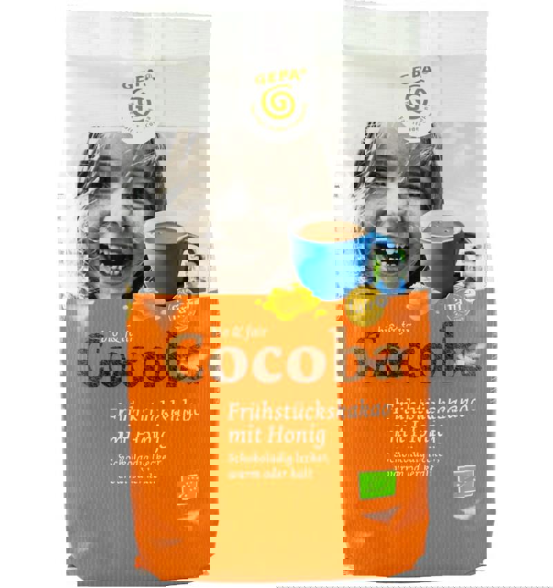 Cocoba Cacao cu Miere Bio si Fairtrade 400 grame Gepa