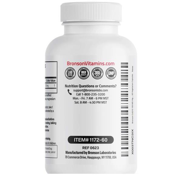 Coenzima Q10 100 miligrame 60 capsule Bronson Laboratories
