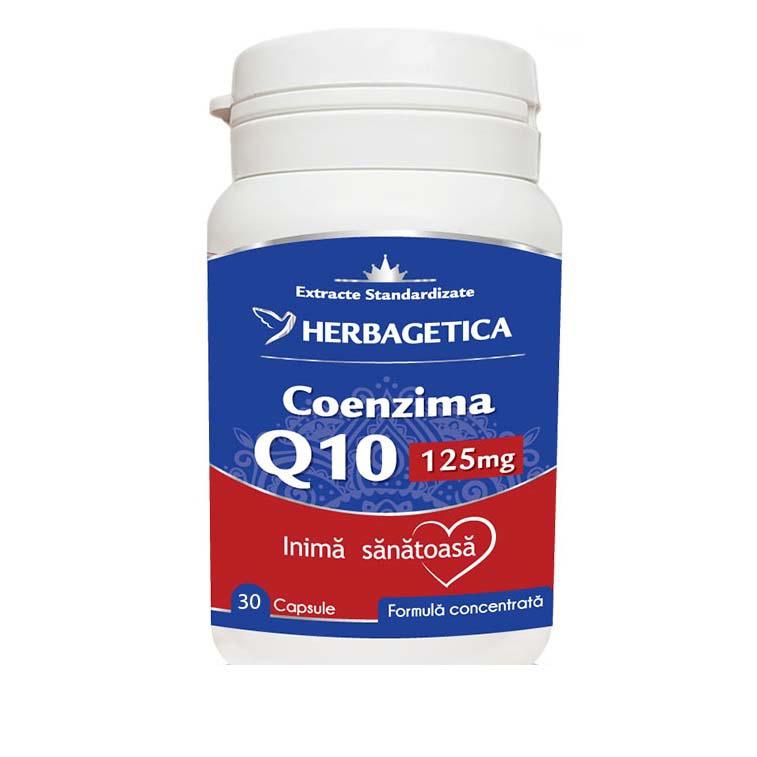 Coenzima Q10 125 miligrame 30 capsule Herbagetica