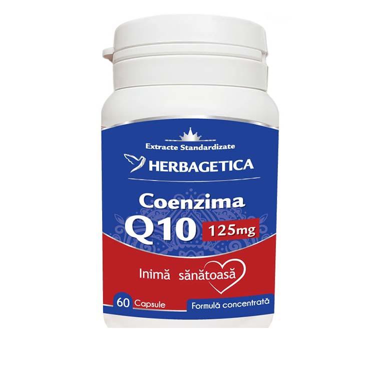 Coenzima Q10 125 miligrame 60 capsule Herbagetica