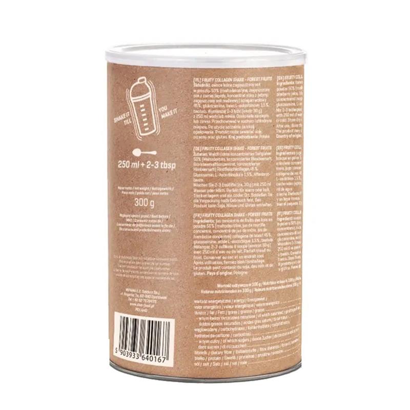 Colagen Fruity Shake Fructe de Padure 300 grame Diet Food