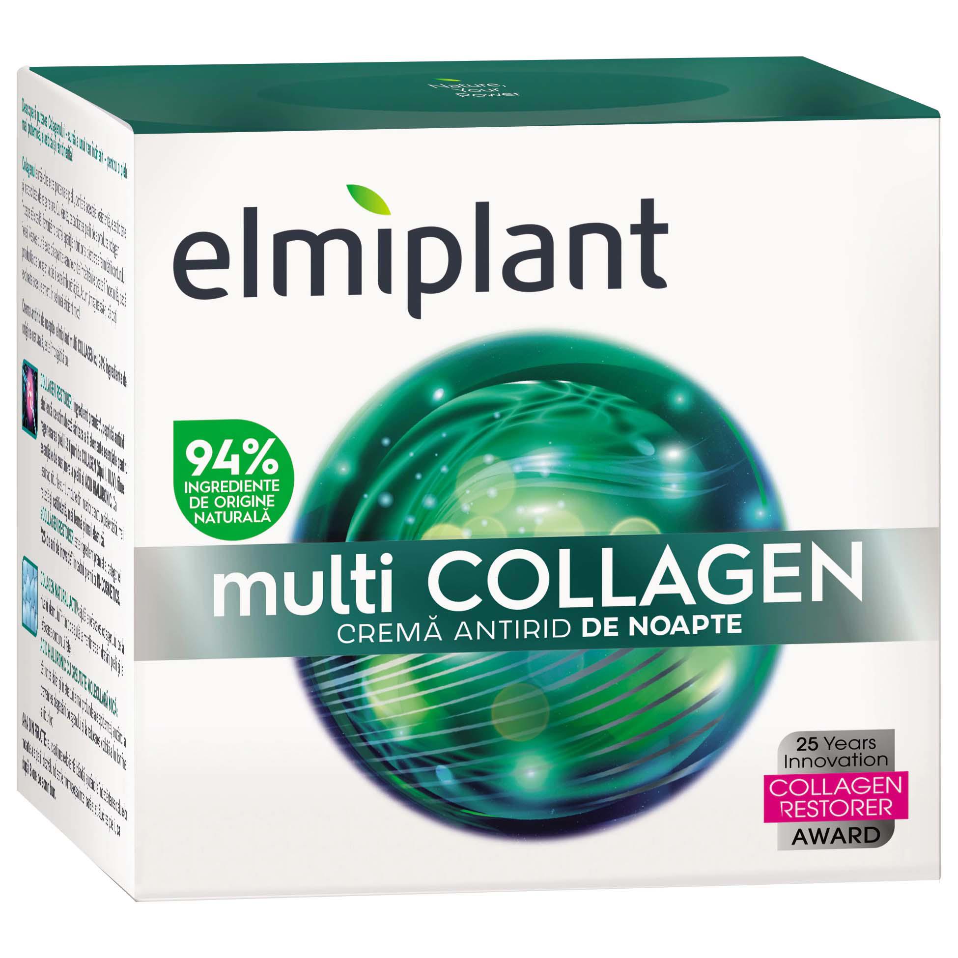 Collagen Crema Antirid de Noapte Elmiplant 50ml