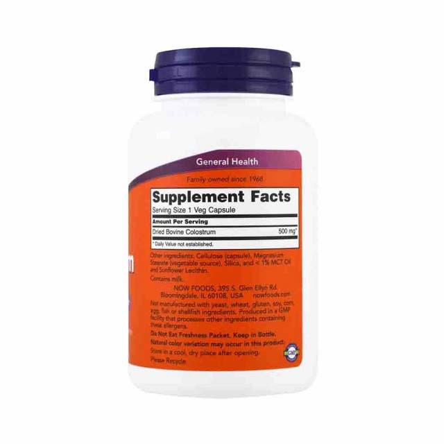 Colostrum 500 miligrame 120 capsule Now Foods