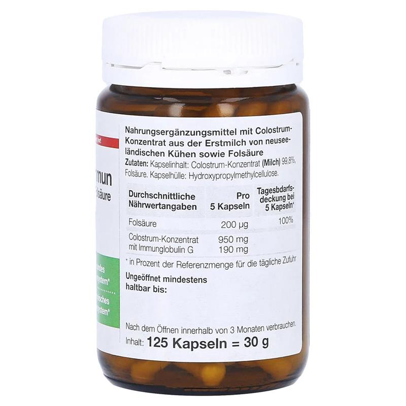 Colostrum Immun + Folsaure 125 capsule Dr.Wolz