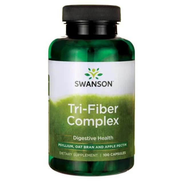 Complex cu Trei Fibre pentru Sistemul Digestiv Tri-Fiber Complex 100 capsule Swanson