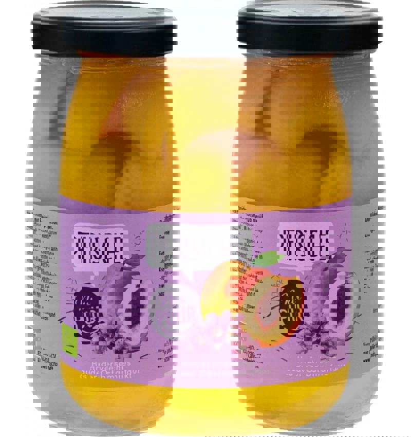 Compot de Piersici Eco 500 grame Nur Puur