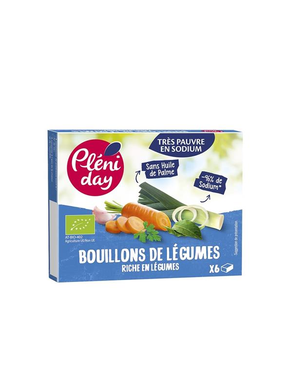 Concentrat de Supa cu Legume Fara Sare Bio 54gr Pleniday