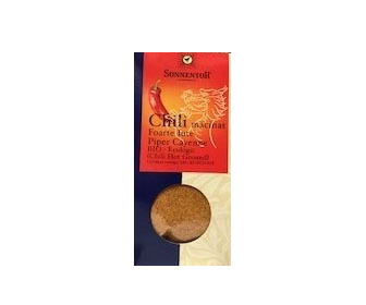 Condiment - Chili  Foarte Iute Macinat Bio Sonnentor 40gr