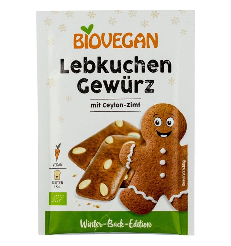 Condiment pentru Turta Dulce cu Scortisoara Ceylon Bio 15gr Biovegan