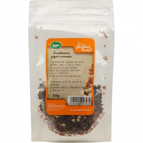 Condiment Piper Amestec 50 grame Paradisul Verde