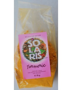 Condiment Turmeric Macinat Solaris 70gr