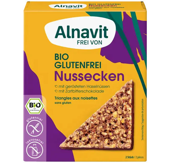 Cookie cu Nuci Fara Gluten Bio 150 grame Alnavit