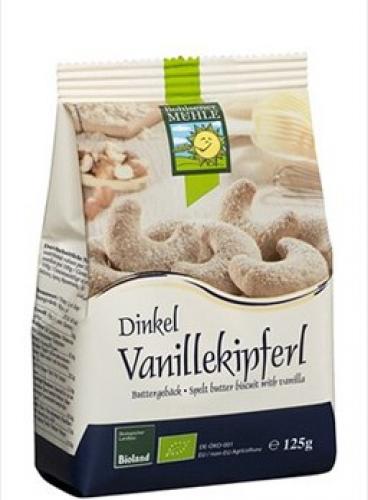 Cornulete Ecologice cu Faina de Alac si Vanilie Bohlsener Pronat 125gr