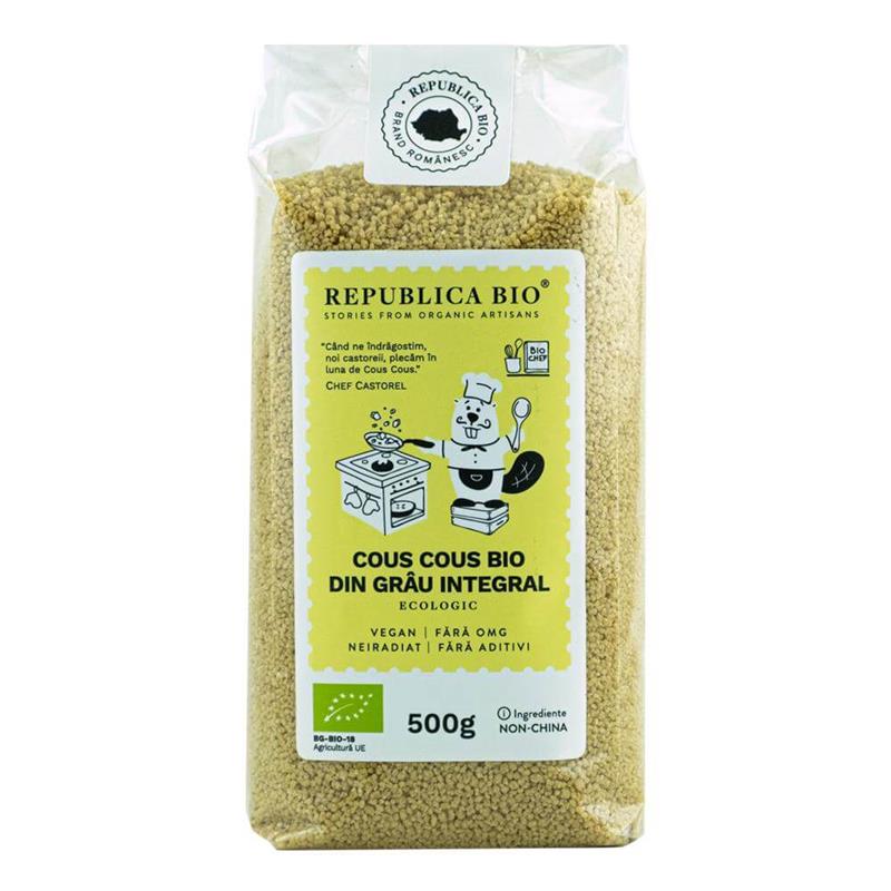 Cous Cous din Grau Integral Bio 500 grame Republica Bio