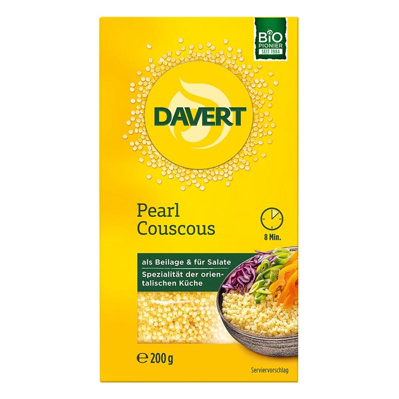 Cous Cous Perlat Bio 200 grame Davert