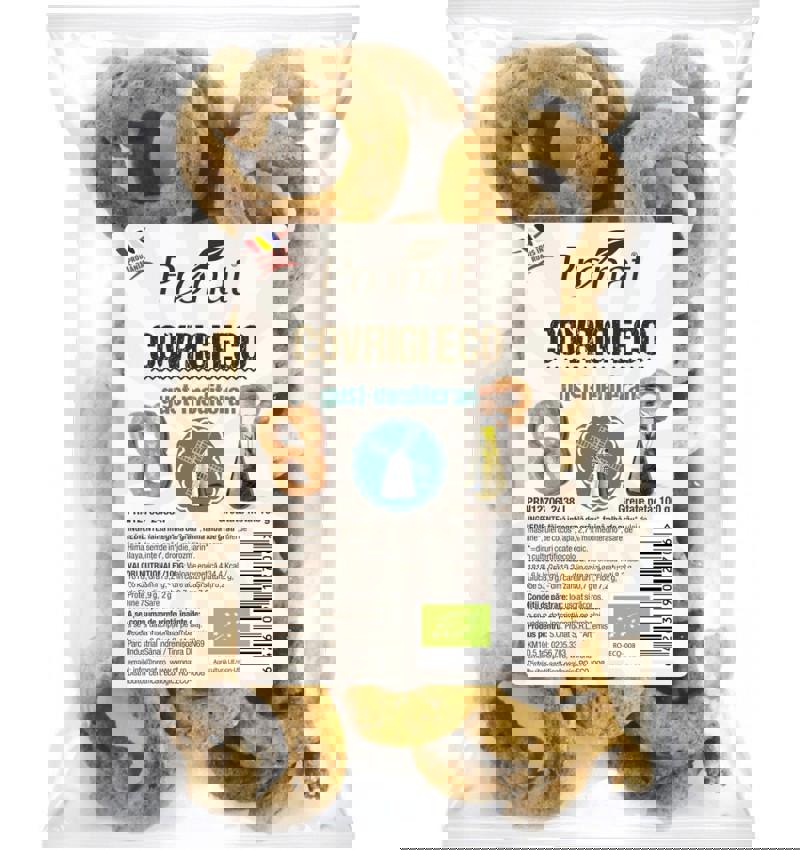 Covrigi cu Gust Mediteran Eco 100 grame Pronat