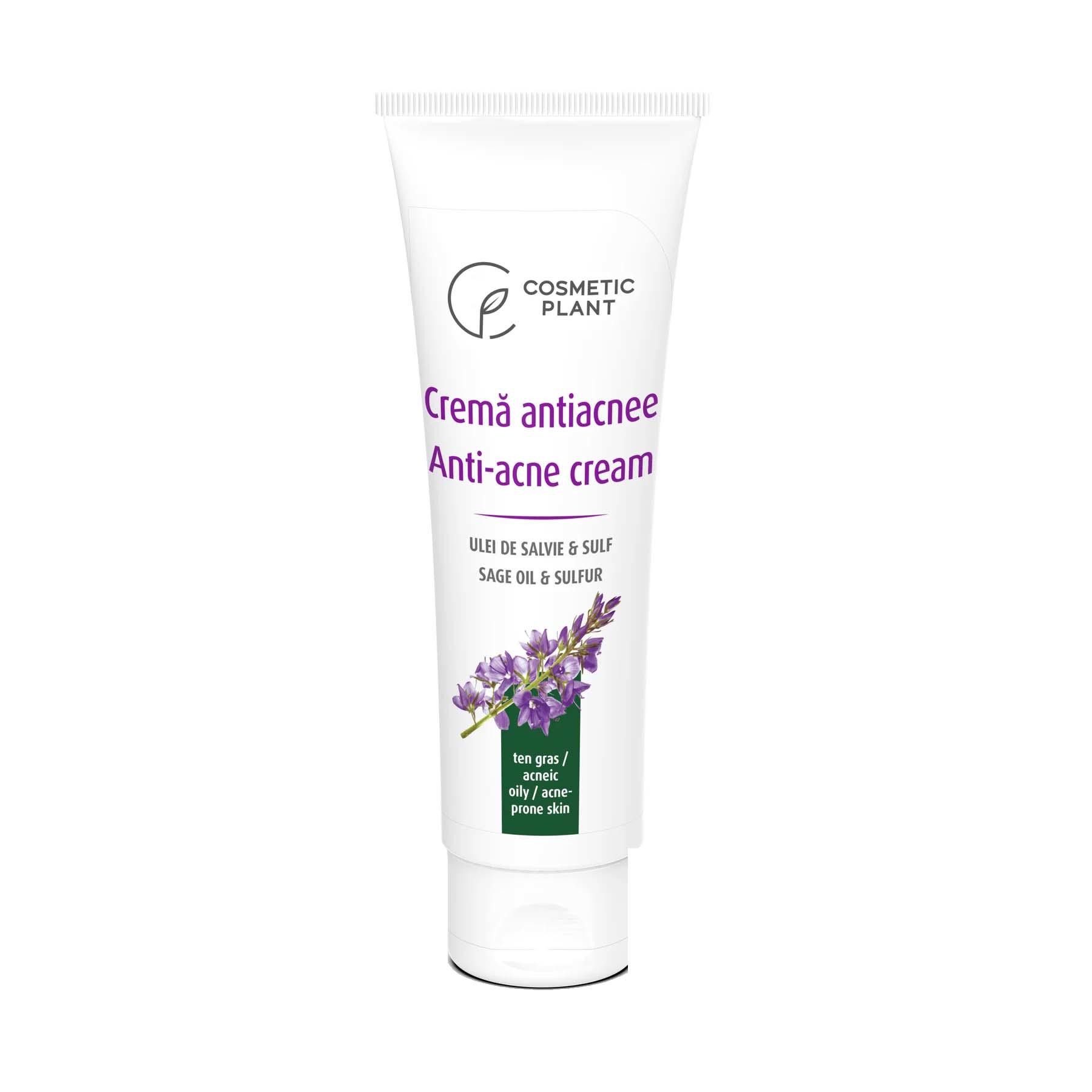 Crema Antiacnee cu Ulei de Salvie si Sulf 50 mililitri Cosmetic