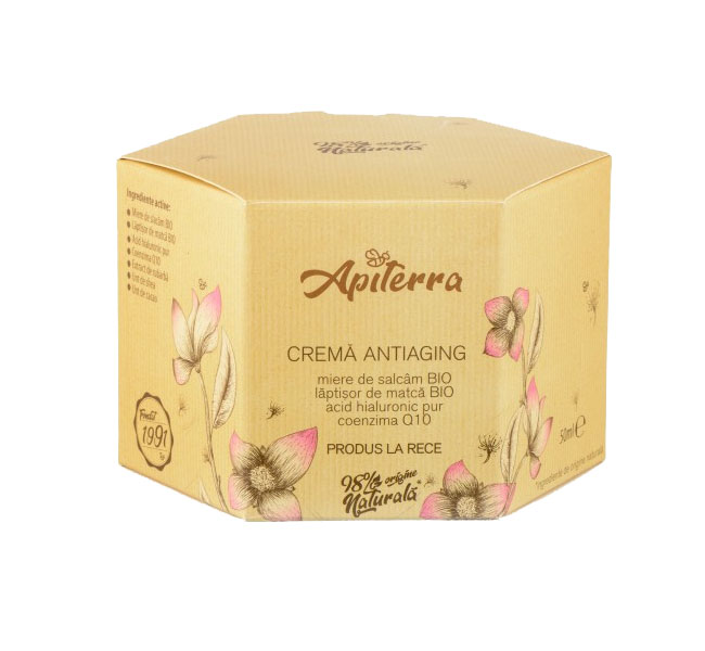 Crema Antiaging Apiterra 50ml Apicola Pastoral Georgescu