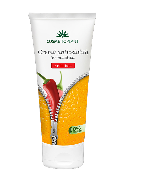 Crema Anticelulita Termoactiva cu Ardei Iute Cosmetic Plant 200ml