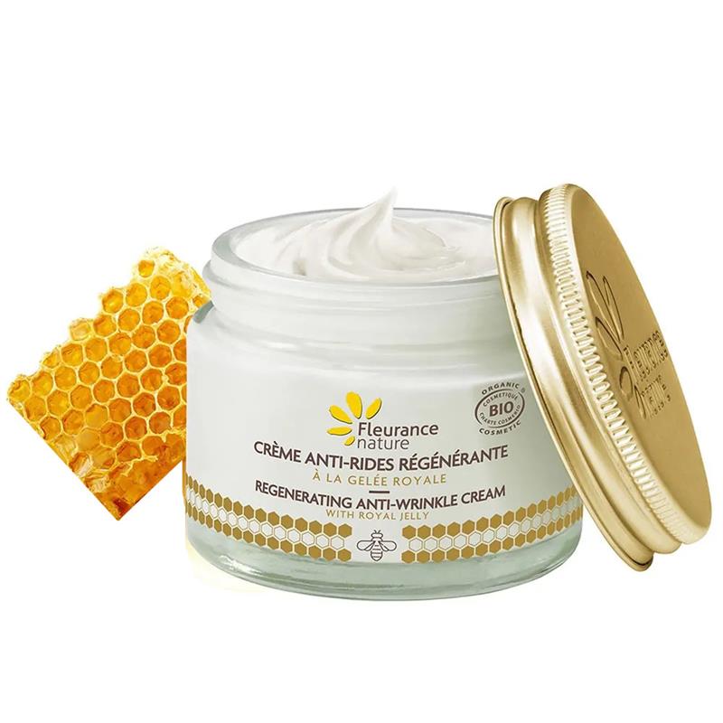 Crema Antirid Regeneranta cu Laptisor de Matca Bio 50 mililitri Fleurance Nature