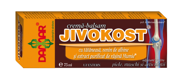 Crema Balsam cu Tataneasa, Venin Albine si Extract Purificat de Rasina Jivokost Damar 75ml