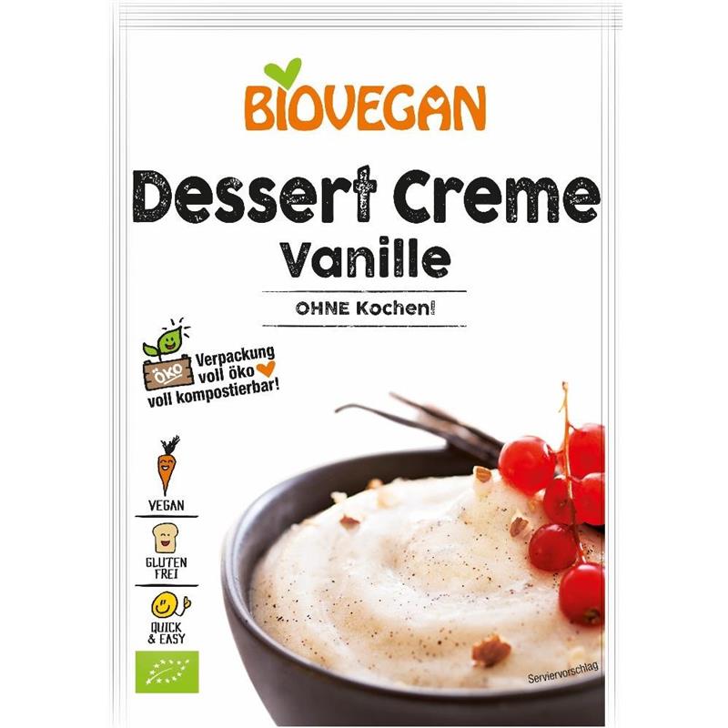Crema Bio pentru Desert cu Vanilie Biovegan Pronat 52gr