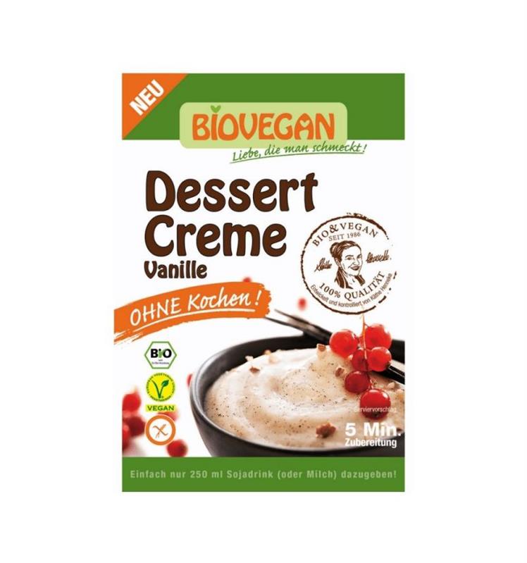 Crema Bio pentru Desert cu Vanilie Biovegan Pronat 52gr