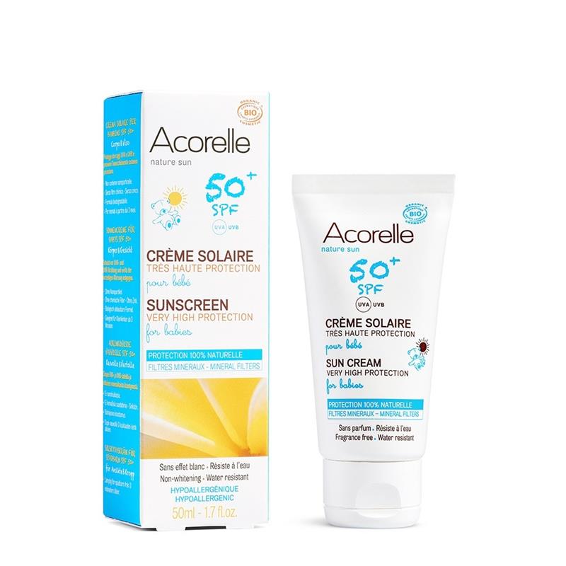Crema Bio Protectie Solara Bebe SPF50 Acorelle 50ml