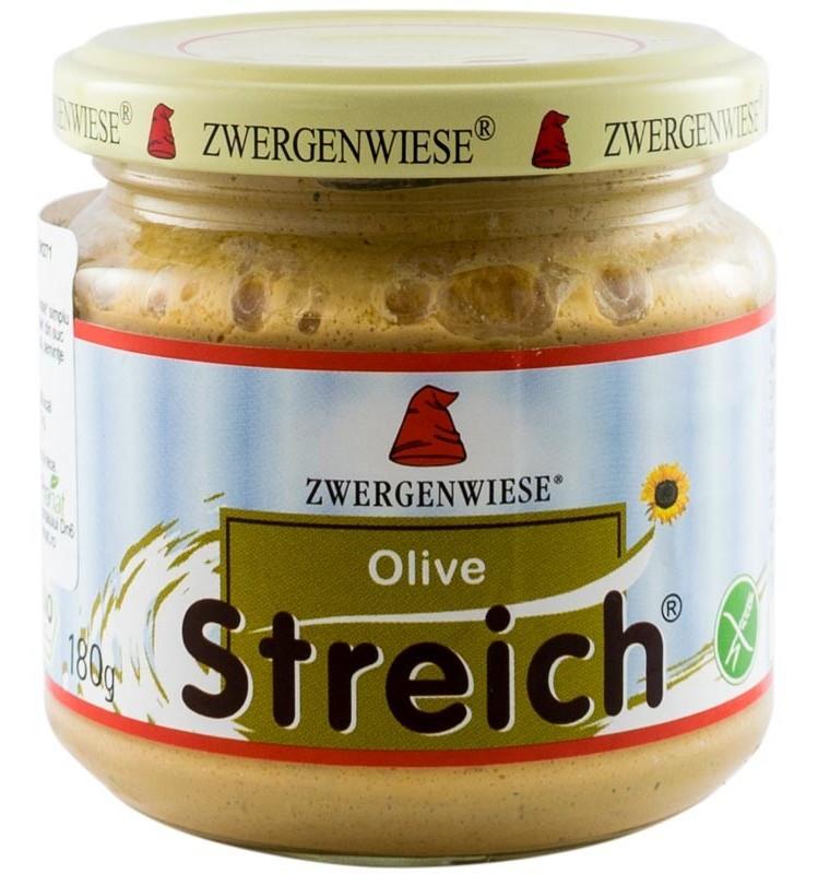 Crema Bio Tartinabila Vegetala cu Masline Zwergenwiese 180gr