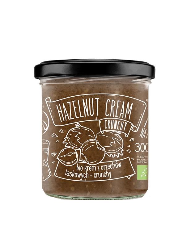 Crema de Alune de Padure Crunchy Bio 300 grame Diet Food