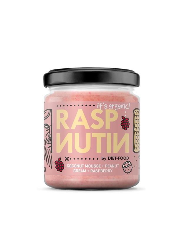 Crema de Arahide cu Zmeura Raspnutin Bio 200gr Diet Food