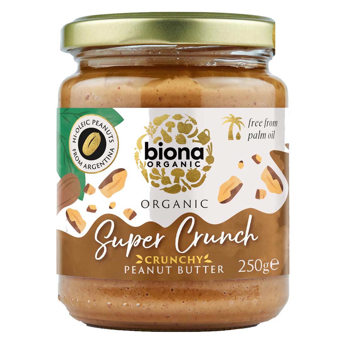 Crema de Arahide Super Crunchy Hi-Oleic Eco 250 grame Biona