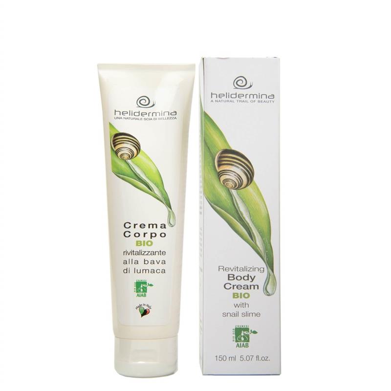 Crema de corp revitalizanta cu 20% extract de melc Helidermina, BIO, La Dispensa, 150 ml