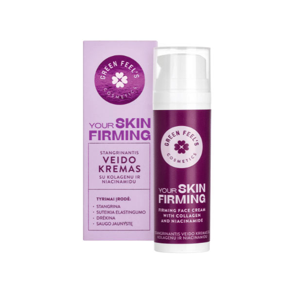 Crema de Fata pentru Fermitate cu Colagen si Niacinamide 50 mililitri Green Feel's