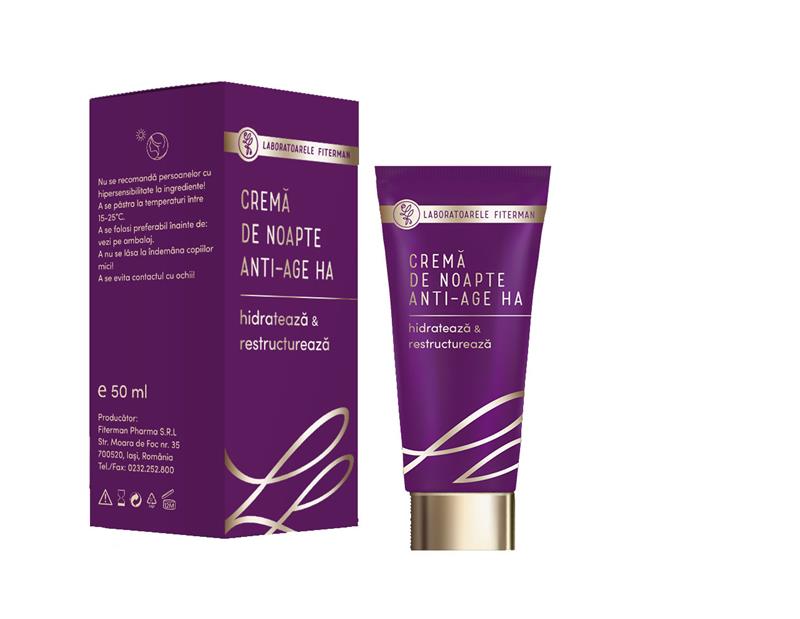 Crema de Noapte Anti-Age HA Hidratanta 50 mililitri Fiterman