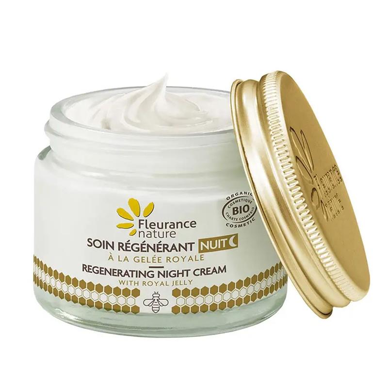 Crema de Noapte Regeneranta cu Laptisor de Matca Bio 50 mililitri Fleurance Nature