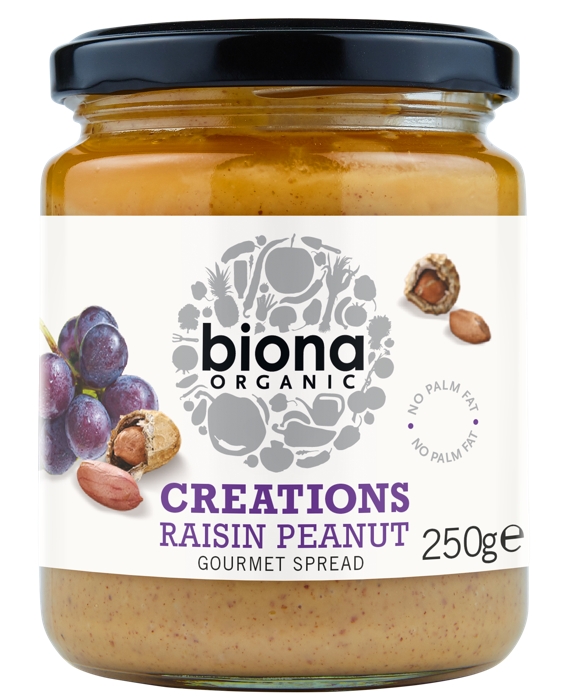 Crema de Stafide si Arahide Bio 250gr Biona