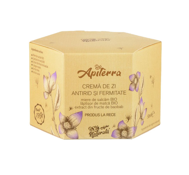 Crema de Zi Antirid si Fermitate Apiterra 50ml Apicola Pastoral Georgescu
