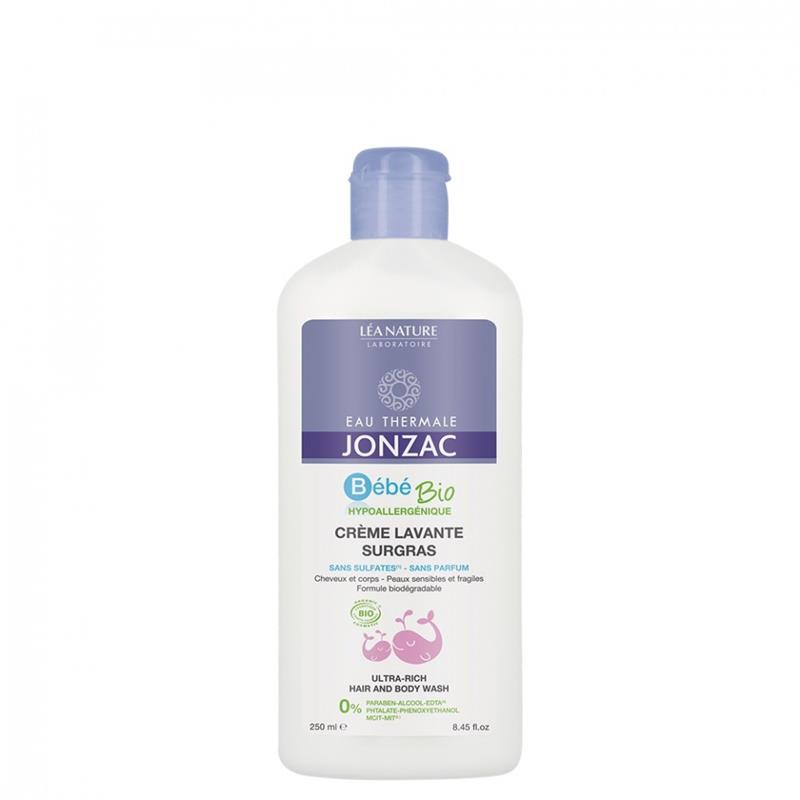 Crema Delicata pentru Spalare Bebe Bio Jonzac 250ml