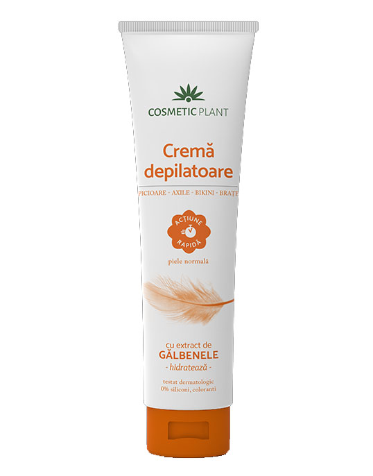 Crema Depilatoare cu Extract de Galbenele 150ml Cosmetic Plant